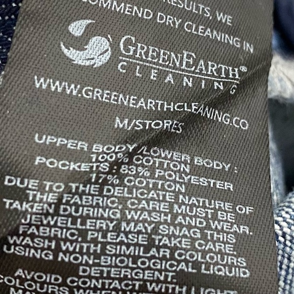 New! Self-Portrait Tailored Pleated Denim Miniskirt - Picture 9 of 10